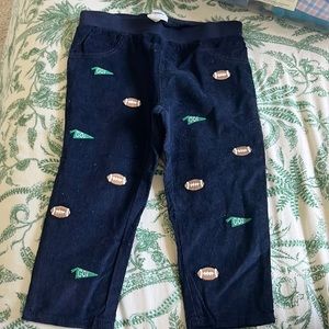 Mud pie football corduroy  pants!
